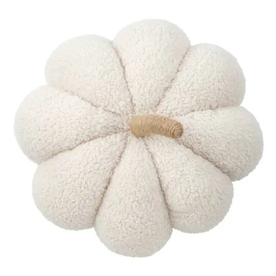 10" Cream Pumpkin Pillow by Ashland&reg; {3}