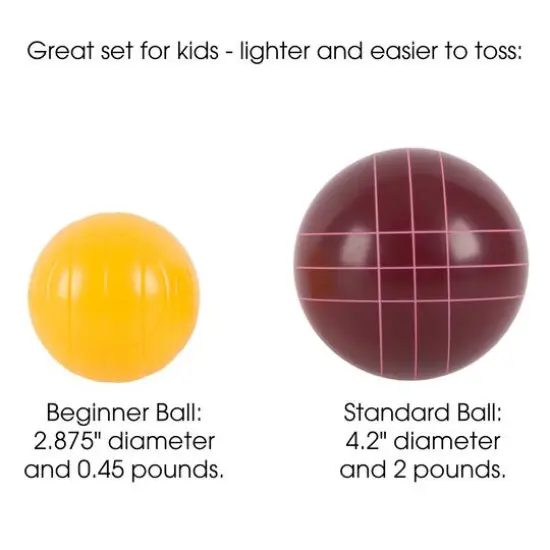 Toy Time Beginner Outdoor Bocce Ball Game Set {4}