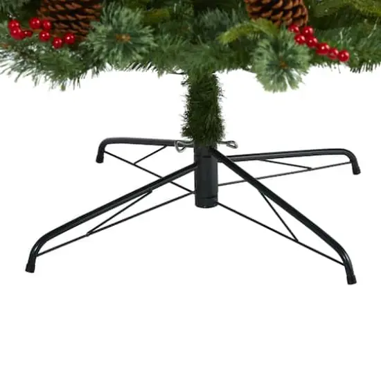 9ft. Pre-Lit Norway Mixed Pine Artificial Christmas Tree, Clear LED Lights {5}