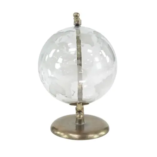12" White Aluminum Globe {4}