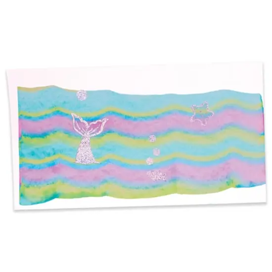 Creativity for Kids&reg; Mermaid Squeegeez Magic Reveal Art {4}