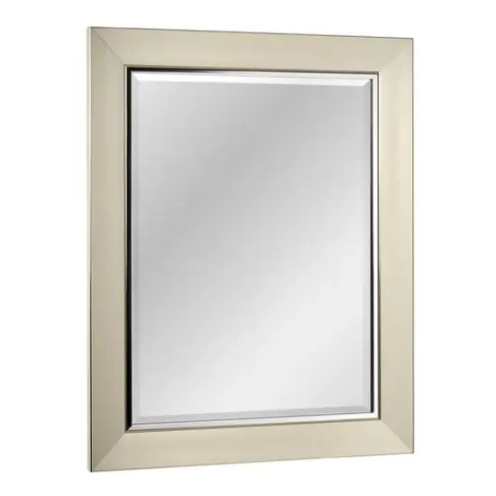 Head West 29" Brushed Nickel Frame Vanity Mirror {9}