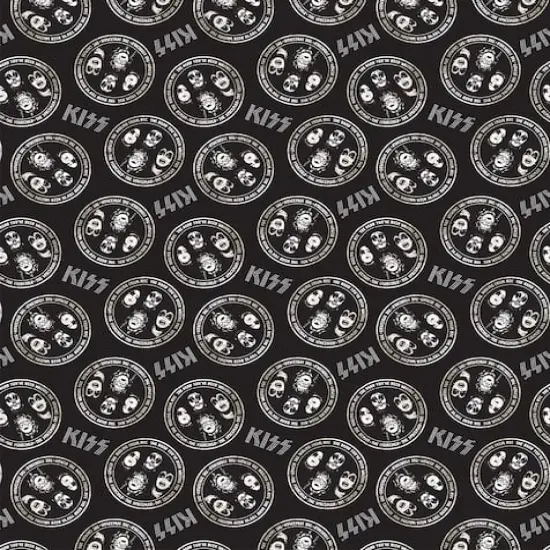 Epic Kiss Rock Names Cotton Fabric {1}