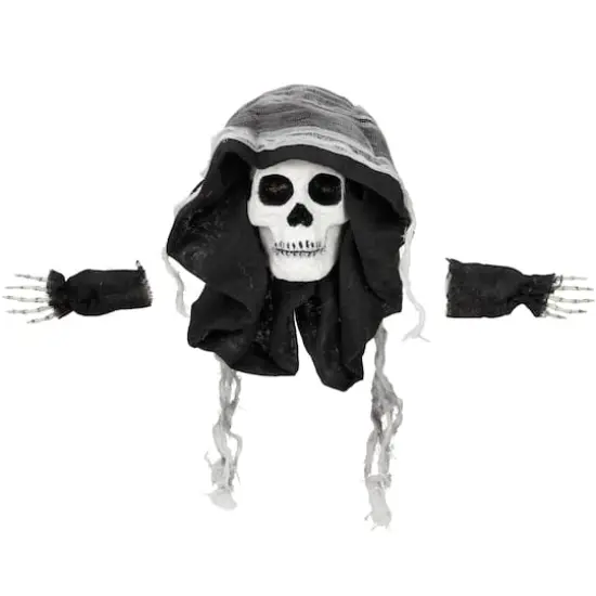 10" Spooky Skeleton 3D Halloween Window Decoration {1}