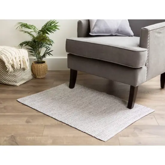 DII&reg; Gray Diamond Recycled Yarn Rug, 2ft. x 3ft. {4}