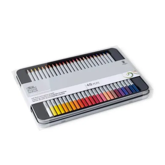 Winsor & Newton&trade; Studio Collection&trade; 48 Color Pencil Tin Set {4}
