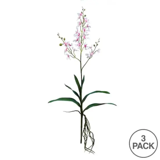 Mini Pink & White Orchid Spray, 3ct. {1}