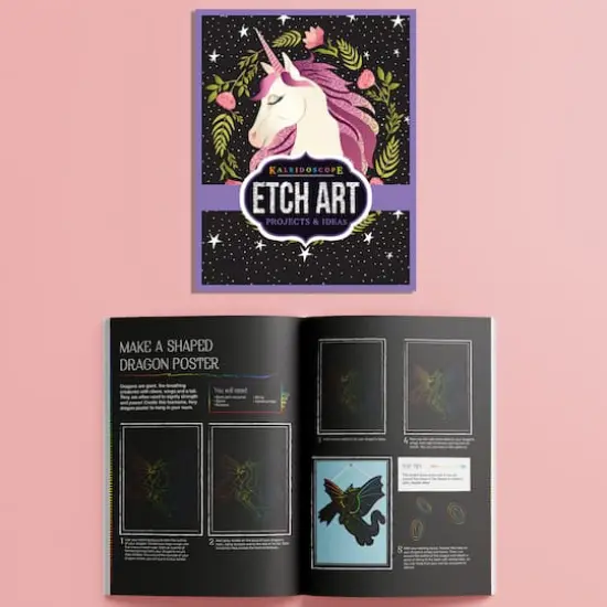 Hinkler Mythical Creatures Kaleidoscope Ultimate Etch Art Kit {5}