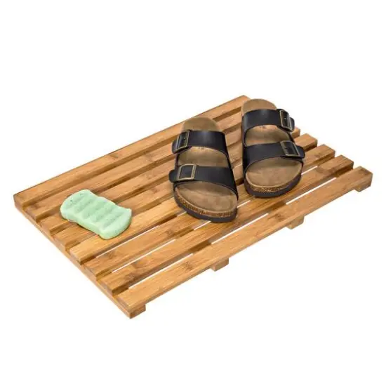 Honey Can Do Bamboo Bath Mat {1}