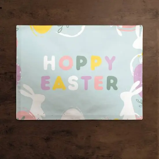 Hoppy Easter Eggs 14" x 18" Cotton Twill Placemat {3}