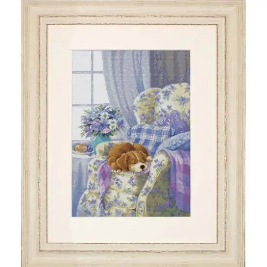 Luca-S Cozy Armchair Counted Cross-Stitch Kit {6}