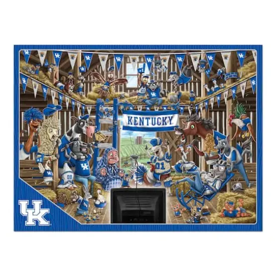 College Barnyard Fans 500 Piece Puzzle Kentucky Wildcats {5}