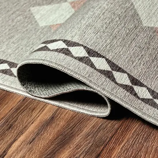 My Magic Carpet Kilim Kiki Washable Rug Mushroom {4}