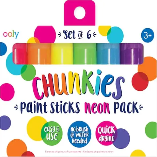 OOLY Chunkies Neon Paint Sticks, 6ct. {1}