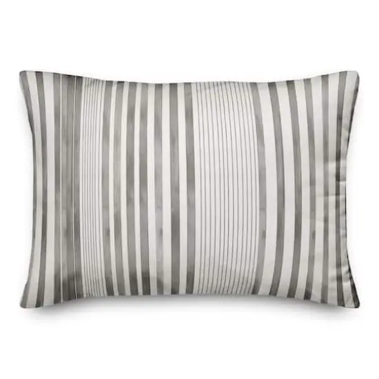 Stripes Watercolor Throw Pillow {1}