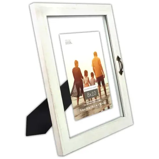 Expressions&trade; 8" x 10" White Window Float Frame by Studio D&eacute;cor&reg; {5}