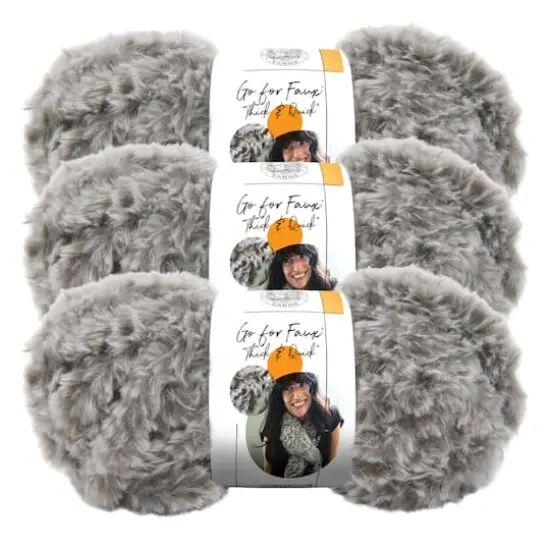 3 Pack Lion Brand&reg; Go For Faux&reg; Thick & Quick&reg; Yarn Husky {1}