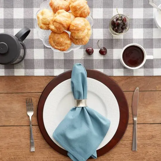 DII&reg; Oversized Napkin, 6ct. Smoke Blue {7}