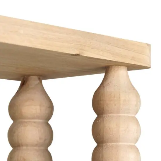 American Art Decor Galleon Wall Shelf, Brown - 22" x 9" {6}