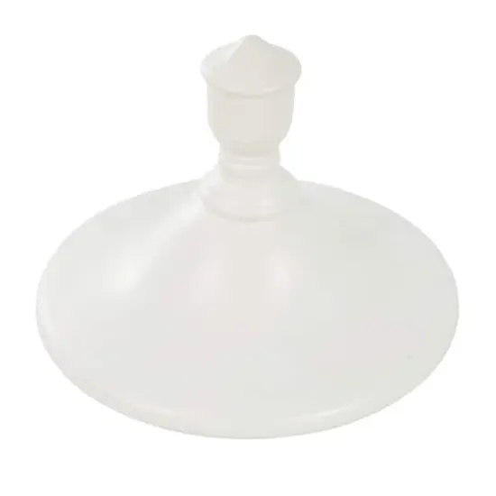 22" White Ceramic Fluted Urn Jar {5}