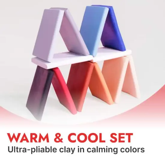 DAS&reg; Warm & Cold Smart Polymer Clay Set {4}
