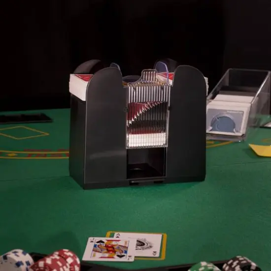 Toy Time Battery Operated 6 Deck Card Shuffler {8}