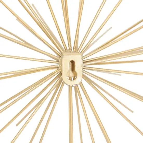 Gold Tin Contemporary Abstract Wall D&eacute;cor Set {5}