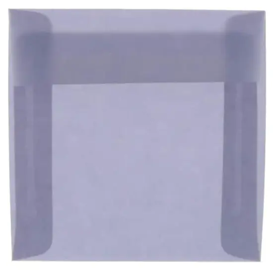 JAM Paper 5.5" x 5.5" Square Translucent Vellum Invitation Envelopes, 25ct. Wisteria Purple {1}