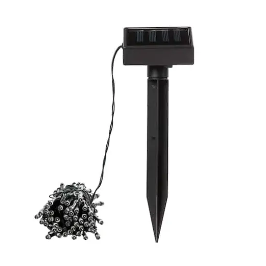 Glitzhome&reg; 39ft. Solar String Lights with 100 LEDs {5}