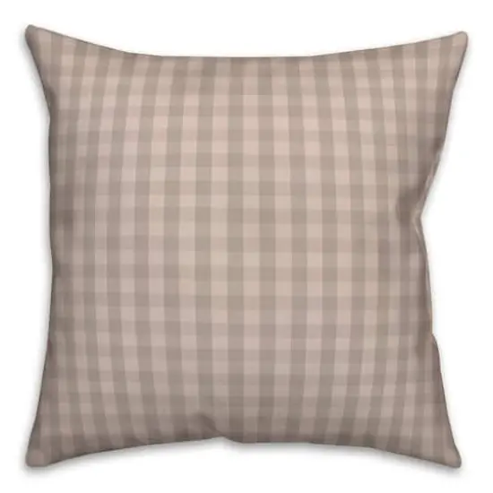 Plaid Throw Pillow Blush {3}