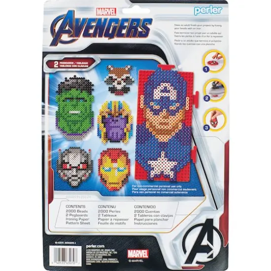 Perler&trade; Avengers Fused Bead Kit {5}