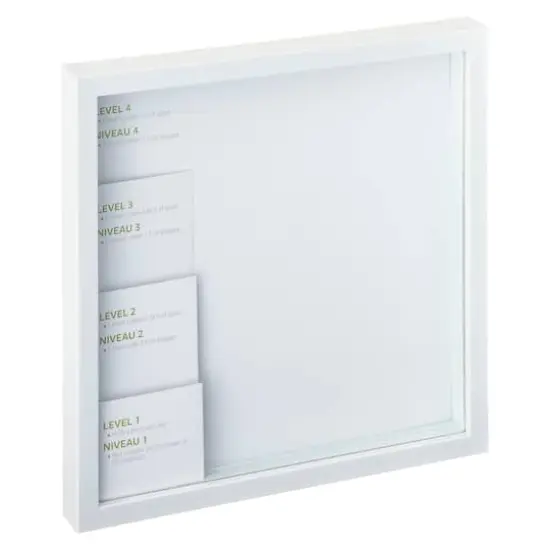 12" x 12" White Adjustable-Depth Shadow Box by Studio D&eacute;cor&reg; {3}