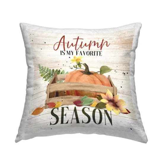 Stupell Industries Autumn Is My Favorite Outdoor Printed Pillow {1}