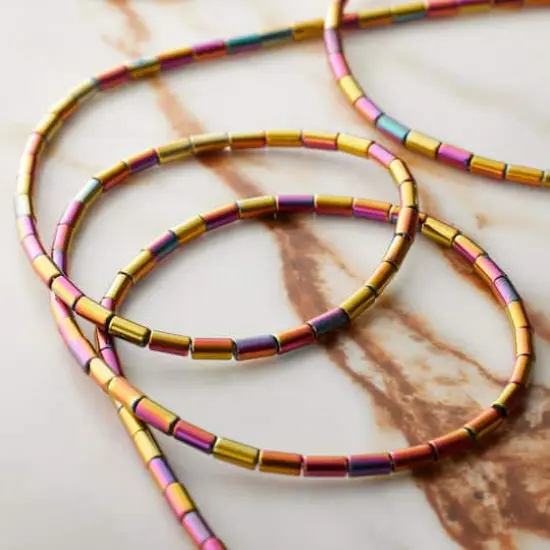 Glass Tube Beads, 4mm by Bead Landing&trade; Rose Red {3}