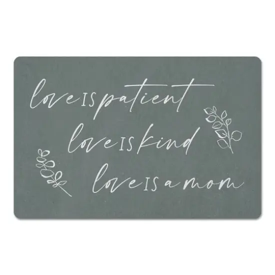 Love is Mom Floor Mat {1}