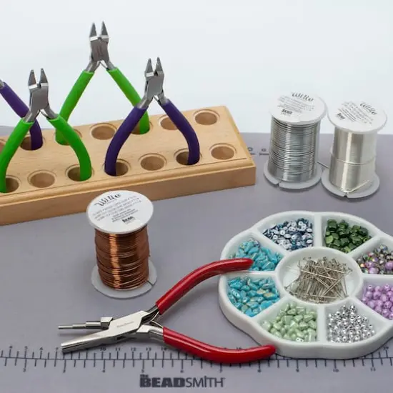 Beadsmith&reg; Red Handle 3 Step Round & Hollow Plier {6}