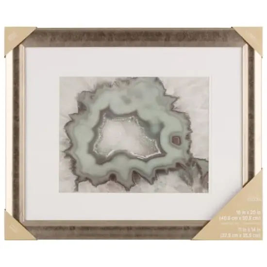Gallery Metallic Gold Scooped Frame with Mat by Studio D&eacute;cor&reg; {7}