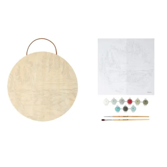 8" Beach Paint-by-Number Plywood Surface Kit by Artist's Loft&reg; {3}