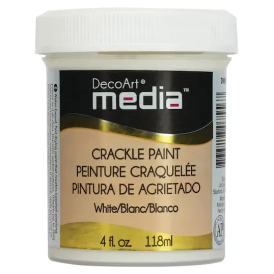 DecoArt&reg; Media&trade; White Crackle Paint {3}
