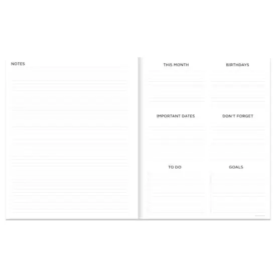 2024 Botanical Dream Large Monthly Planner {4}