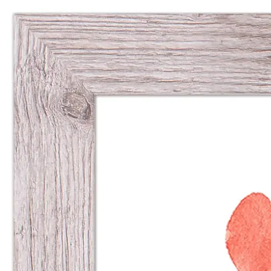 Valentine's Balloon Note Western White Framed Print {4}