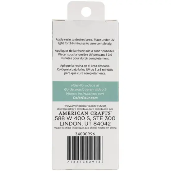 Color Pour 6.76oz. Hard UV Resin, 3ct. {3}