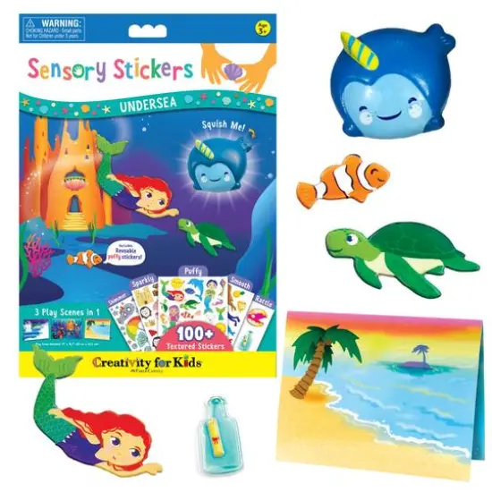 Creativity for Kids&reg; Undersea Sensory Stickers {12}