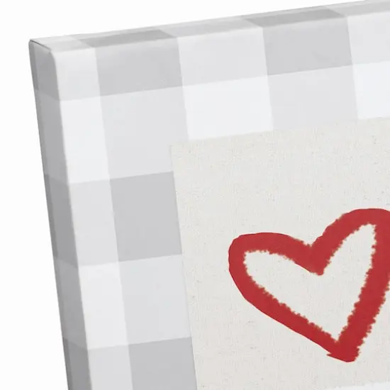 Tic Tac Toe Love Canvas Wall Art {4}