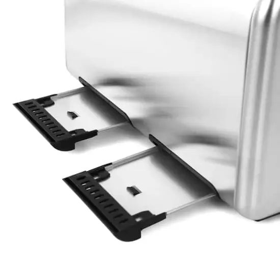 MegaChef Silver 4 Slice Toaster in Stainless Steel {5}