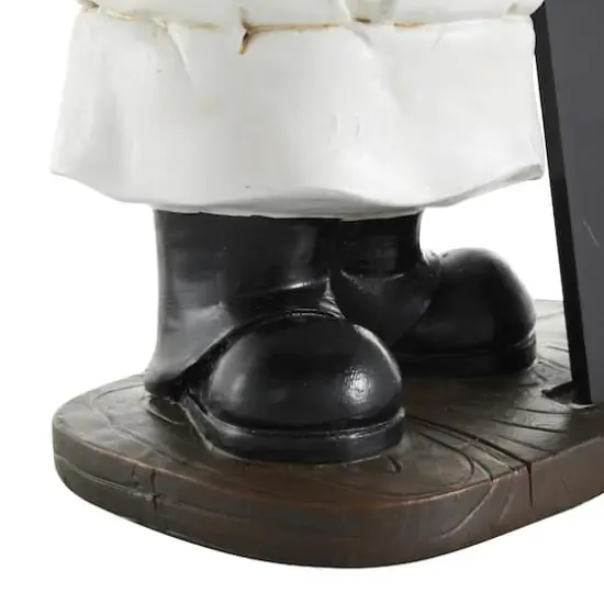 11" Chef Sculpture with Chalkboard {5}