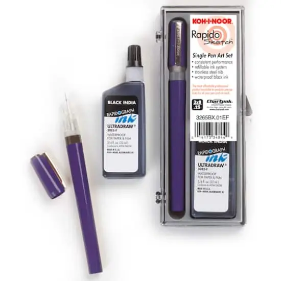 Koh-I-Noor Rapidosketch Technical Pen Kit, 0.25mm {1}