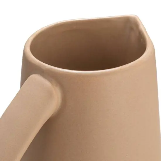 Hello Honey&reg; 48oz. Modern Stoneware Pitcher Putty Beige {6}