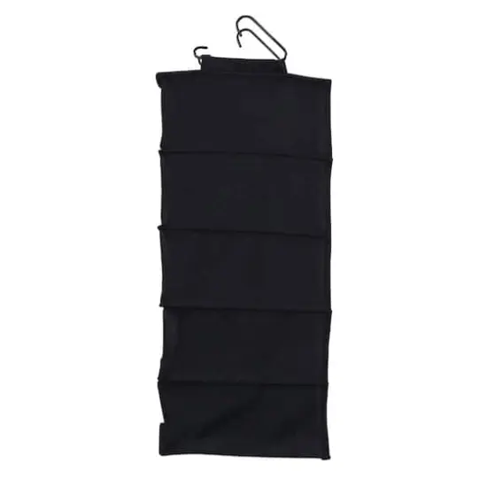 Household Essentials 10-Pocket Hanging Shoe Organizer Black {6}