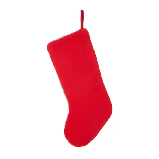 Glitzhome&reg; 19" Fox Hooked Stocking {8}